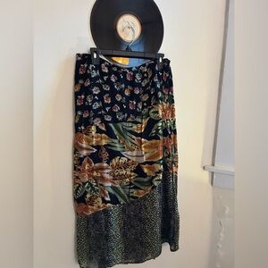 Requirements Asymmetrical Floral Skirt